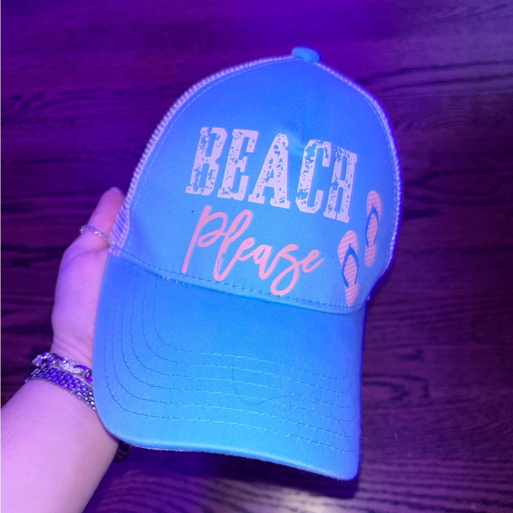 Beach please baseball cap